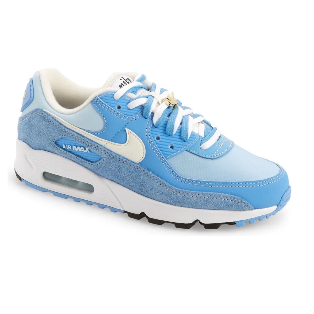 Like NEW Womens Nike Air Max 90 SE University Blue Ice.